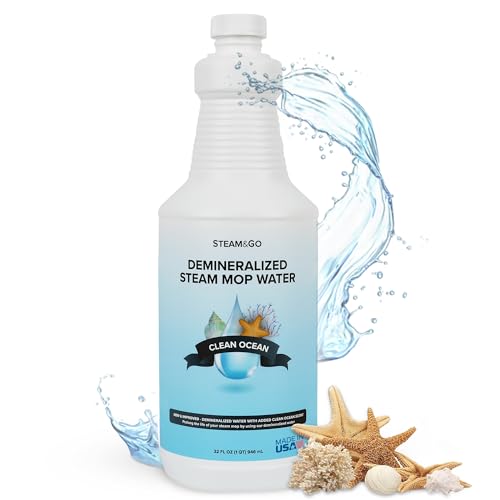 Steam & Go Demineralized Water for Steam Mop (32 Fl Oz)