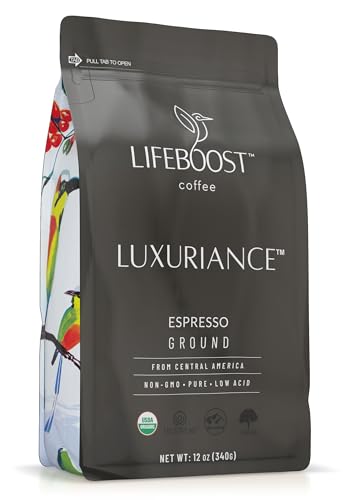 Organic Espresso Ground Coffee (12 Ounce)