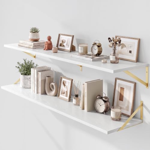 Wall Mounted Floating Shelves Set of 2 (2 Count)