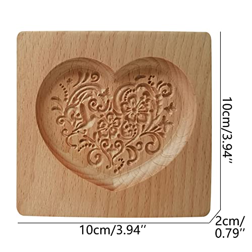 Wooden Cookie Biscuit Mold