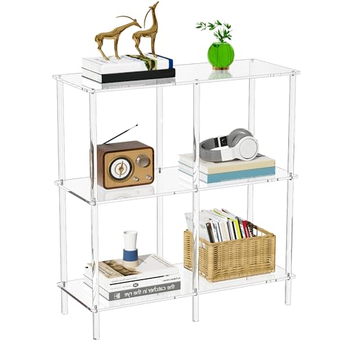 Acrylic Side Table Clear 3