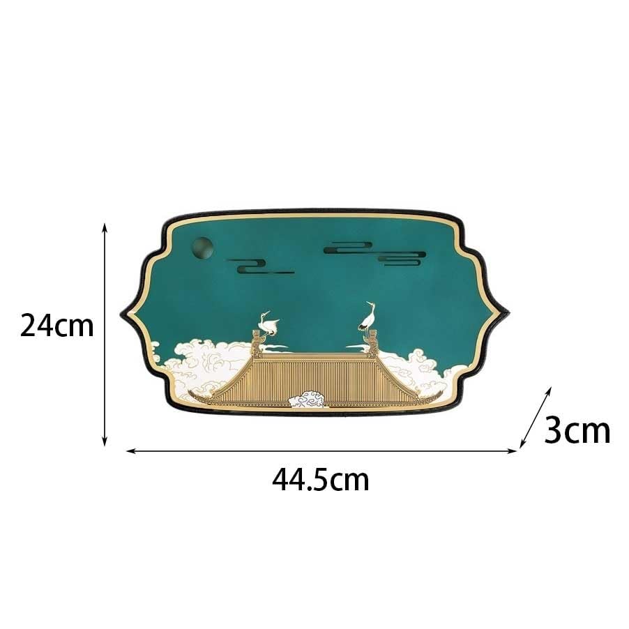 Tea Set Chinese Style Water Storage Copper Tea Tray Home Dry Brewing Table