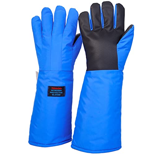 Cryogenic Gloves Low Temperature LN2 Liquid Nitrogen Protective Gloves Cold Storage Safety Frozen Gloves
