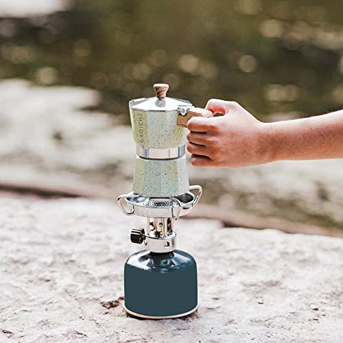 Milano Stovetop Espresso Maker Moka Pot 9 espresso Cup 15.2oz Mint (9 Count)