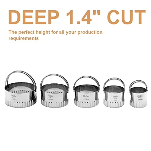 Fluted Edge Biscuit Cutter Set
