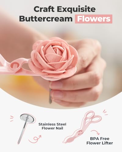 140 Piping Bags and Tips Set Frosting Piping Kit for Beginner & Pros