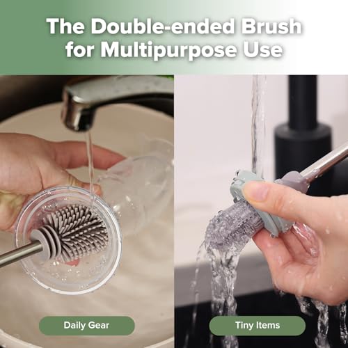 Silicone Bottle Brush for Baby Bottles & Crevices