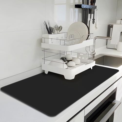 Coffee Mat 16.5’’ X 31.5’’ Absorbent Dish Drying Mat for Kitchen Counter