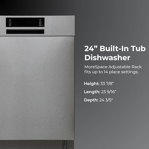 24" Built In Dishwasher