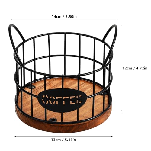 Coffee Pod Storage Basket Wire Coffee Pod Holder for Container Storage Open