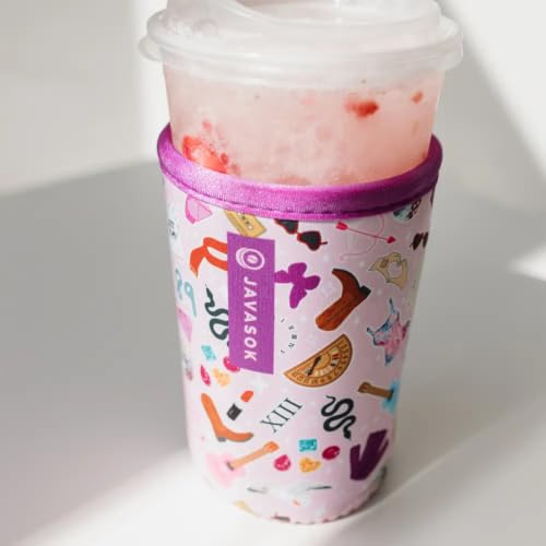 JavaSok Iced Coffee & Cold Soda Insulated Neoprene Cup Sleeve