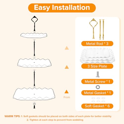 3 Tier Cupcake Stand Tower