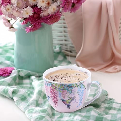 Spring Hummingbird Hug Mug
