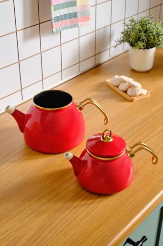 Retro Turkish Teapot for Stovetop