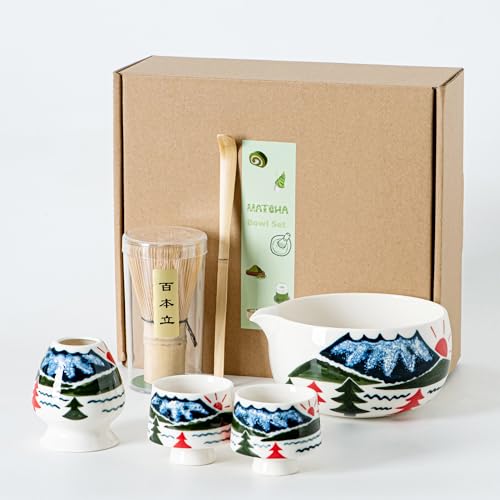 Matcha Whisk Set with Spout (6 Count)