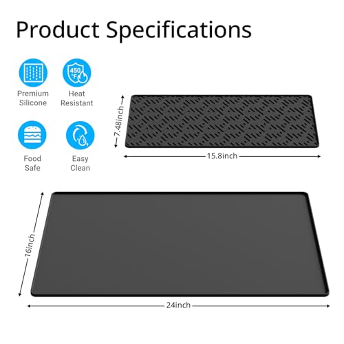 Silicone Coffee mat 24''x16''