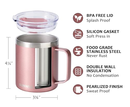 Travel Coffee Mug with Lid (2 Count)