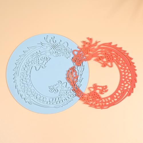 3D Cake Lace Mold Fondant Silicone Mold Lace Mat Embosser Texture Silicone Mould Fondant Chocolate Stencil Border Bakeware Cake Decorating