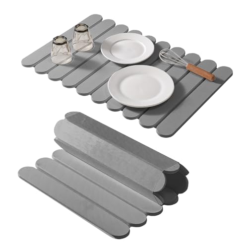 Extral Large Quick Dry Stone Drying Mat for Kitchen Counter