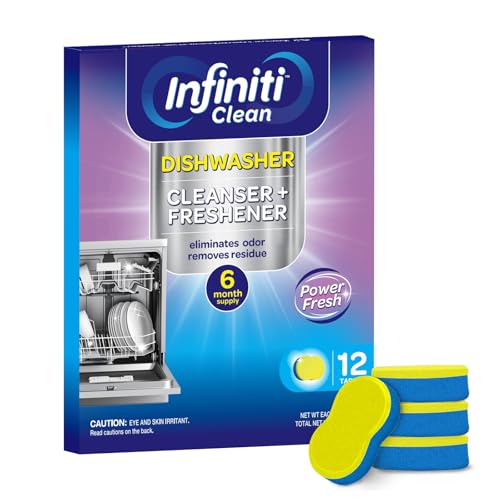 Dishwasher Cleaner and Deodorizer Tablets (12 Count)