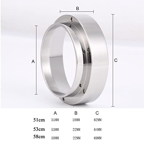 Espresso Dosing Funnel Precision Aluminum Alloy Coffee Dosing Ring Accessories Set for Portafilter Hands