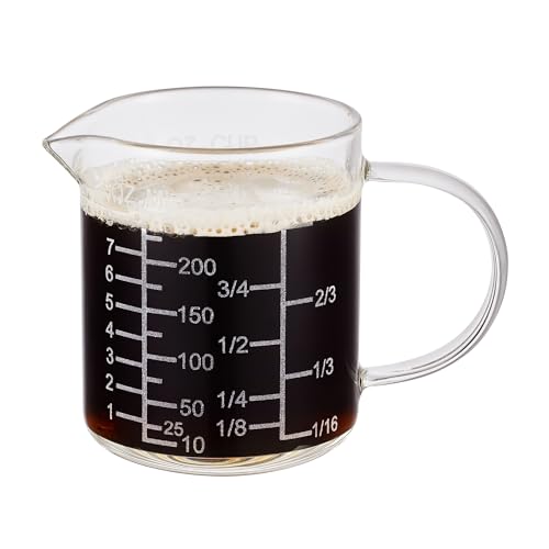 Ackers Mirror Scale Glass Measuring Cup