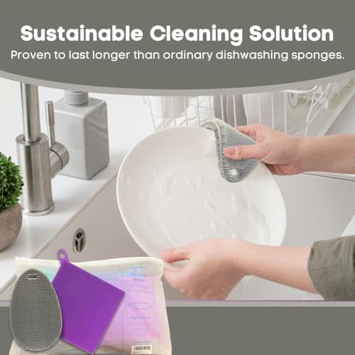 Silicone Dish Sponge Dish Scrubber