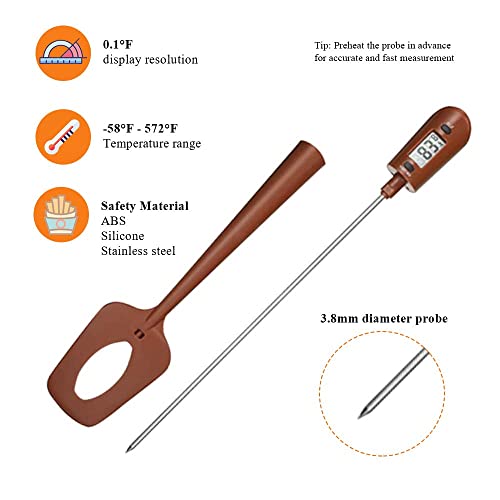HUOZHI Digital LCD Candy Spatula Thermometer