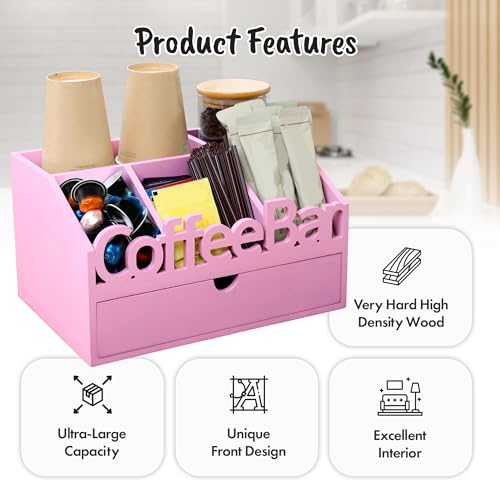 Coffee Bar Organizer Countertop