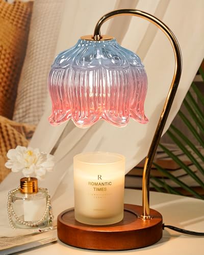 Flower Candle Warmer Lamp with Timer