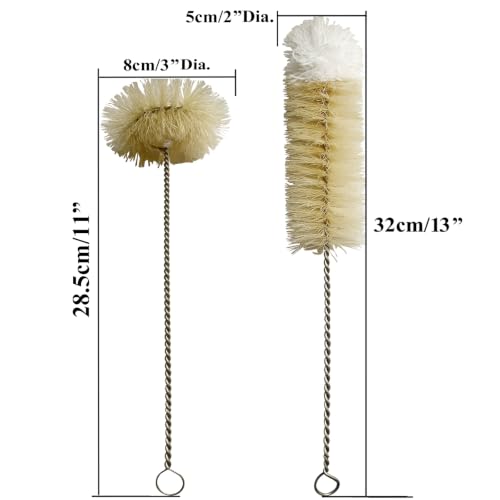 Bottle Brushes Thin Long Handle X 2 (2 Count)