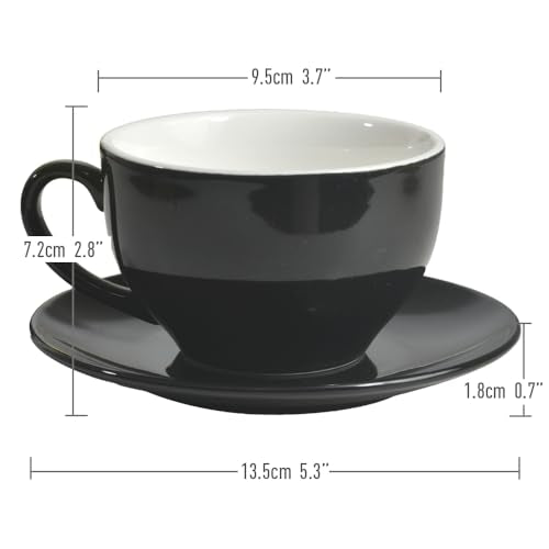 Porcelain Coffee Cup with Saucer 220ml (10.99 Count)