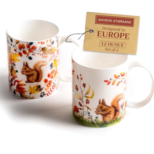 Coffee Mug with Handles Tea Cups (2 Count)