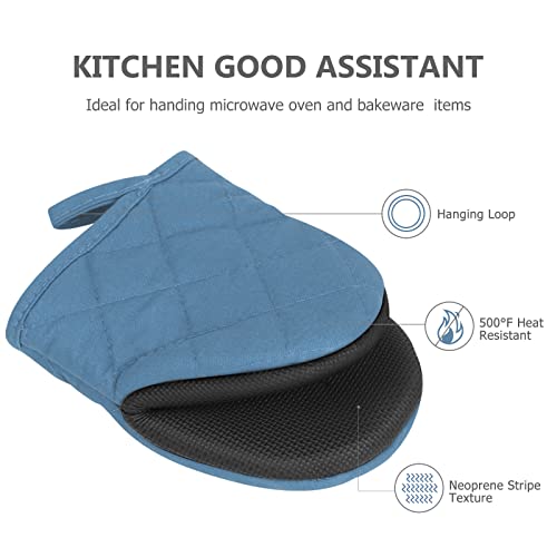 1 Pair Short Oven Mitts