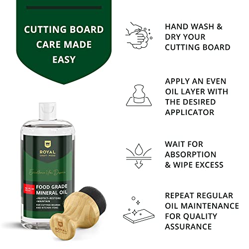 Wooden Cutting Boards for Kitchen Meal Prep & Serving