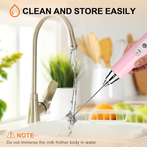 Handheld Milk Frother Wand for Coffee