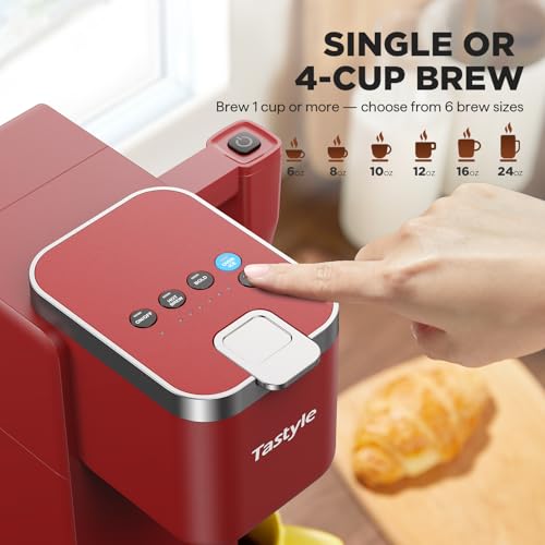 Single Serve Coffee Maker with Built