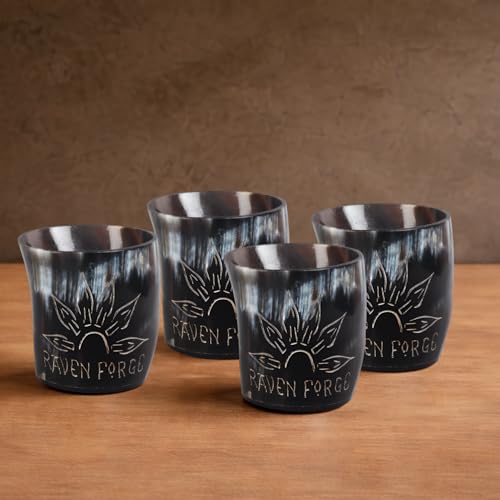 Viking Horn Shot Glasses Set of 12 (12 Count)