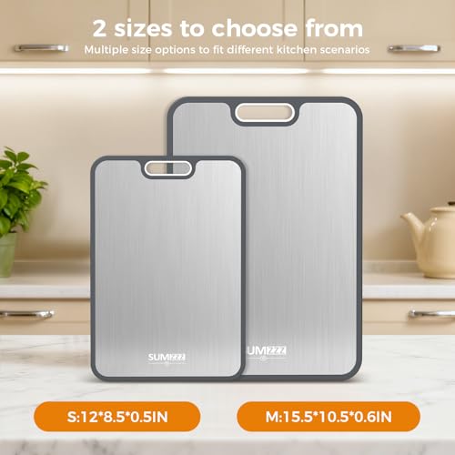 Titanium Cutting Board Double Sided Food Grade
