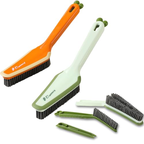 3-in-1 Detail Cleaning Brush, Crevice Grout Brush, 2PCS (2 Count)