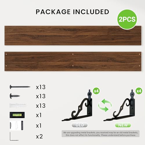 Floating Shelves for Wall Decor (2 Count)