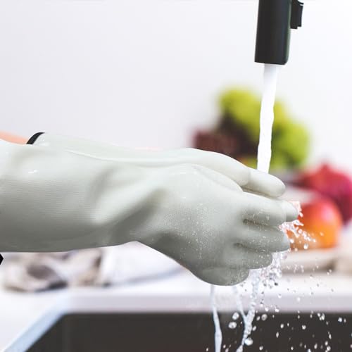Oven Gloves Liquid Silicone Gloves Food Grade Heat Resistant Mitts with Fingers