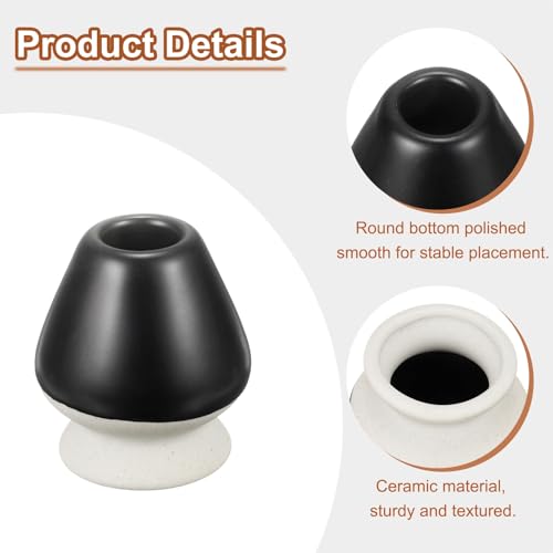 Ceramic Chasen Stand 70mm Matcha Whisk Holder Teas Set Whisks Stand Traditional Matcha Tea Chasen Holder Tea Set Accessories for Tea Tasting