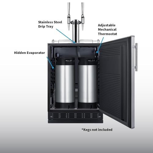 24" Wide Beer Kegerator