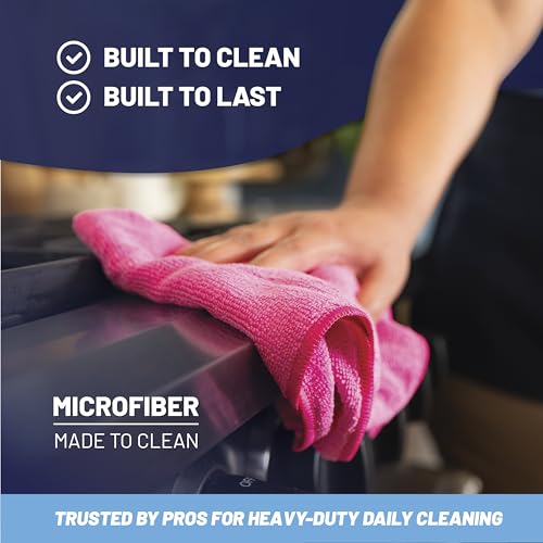 MW Pro 16x16 Commercial Cleaning Rags (12 Count)