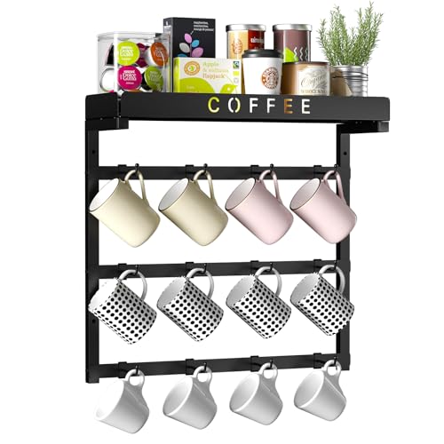 Coffee Mug Holder Wall Mounted