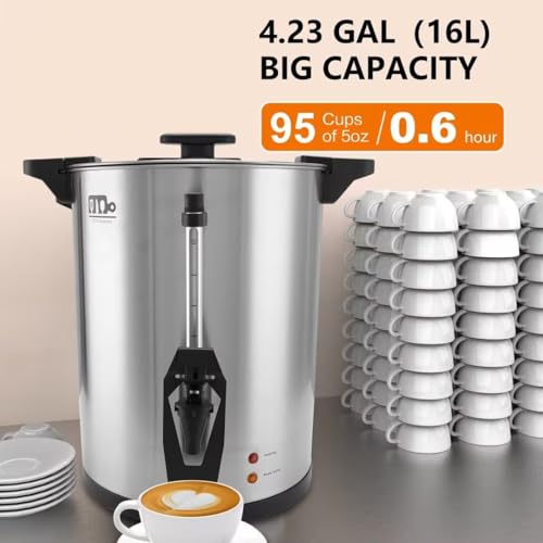 95 Cup 16L 4.23Gallon Commercial Coffee Urn