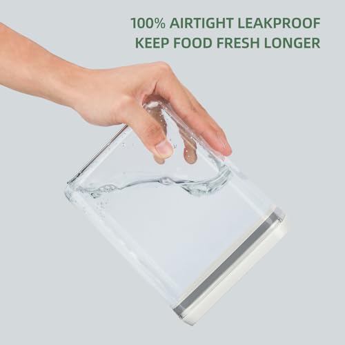 Food Airtight Containers storage with Lids 3 Pack (3 Count)