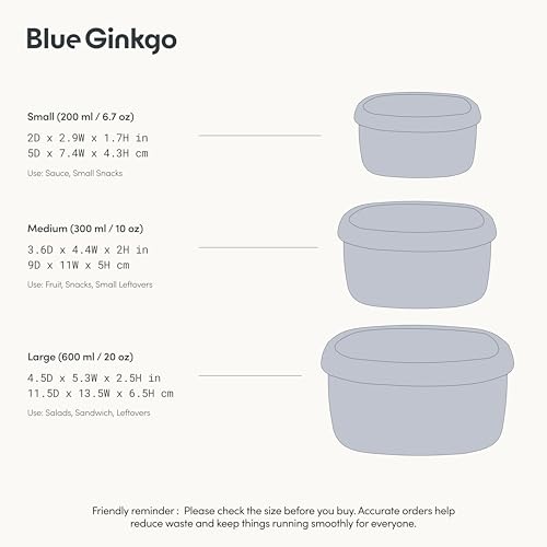 Nesting Silicone Containers (3 Count)