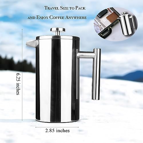 Small Stainless Steel French Press